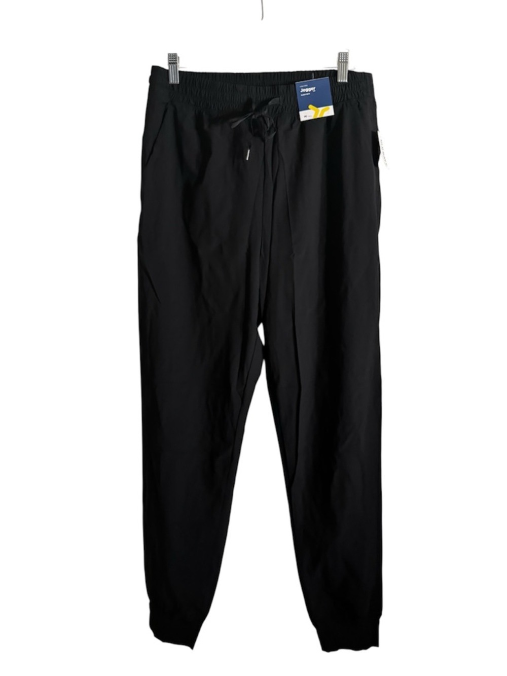 [Old Navy] Black Drawstring Jogger Pants with Ribbed Cuffs - Picture 4 of 5